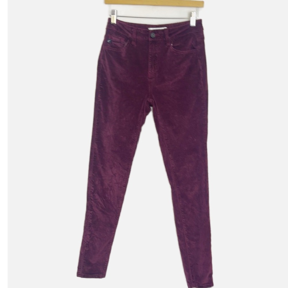 Kancan purple velvet pants 7/27